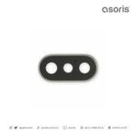 iPhone XS Max Back Camera Lens with Ring Black