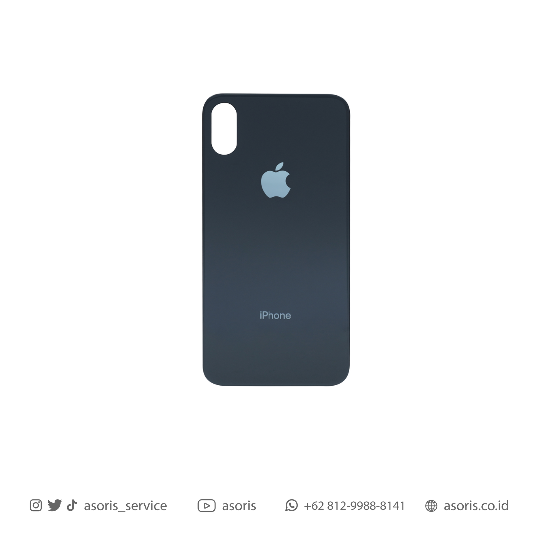 iPhone XS Max Backglass Space Gray - NEW COVER'