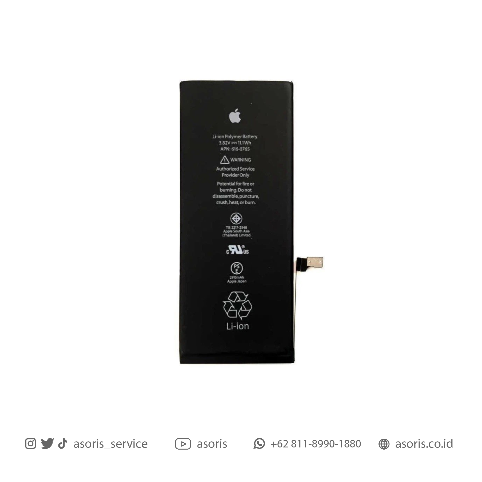BATTERY IPHONE 6 PLUS 1880 iPhone 6 Plus Battery - Gambar 1
